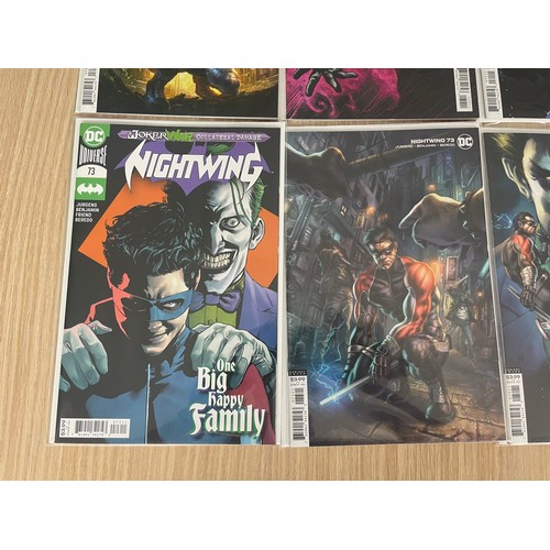 29 - NIGHTWING BUNDLE Includes Variant Covers issues #70 - 75. Joker War Tie-In. 10 comics in total. NM C... 