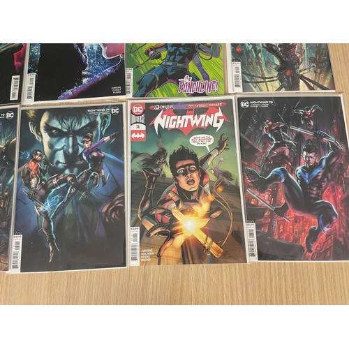 29 - NIGHTWING BUNDLE Includes Variant Covers issues #70 - 75. Joker War Tie-In. 10 comics in total. NM C... 