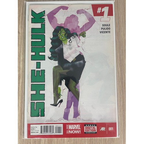 35 - SHE-HULK Vol 3. #1 - 4. This series is the inspiration behind the new Disney + TV Show.
FN/NM Condit... 