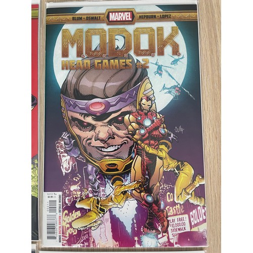 36 - MODOK : HEAD GAMES #1 - 4. Four Issue Limited edition series. New M.O.D.O.K animated series coming s... 