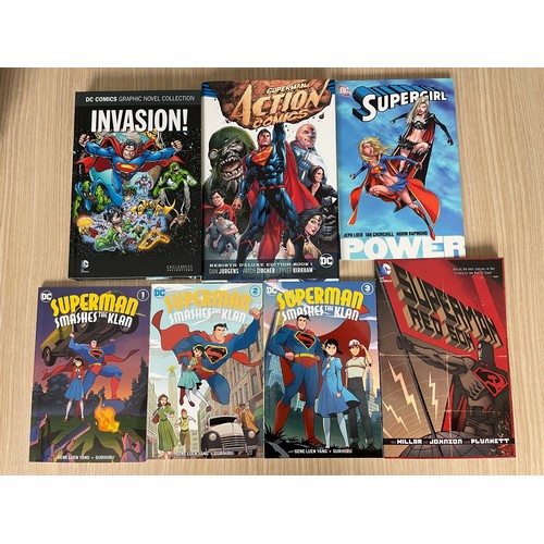 42 - SUPERMAN GRAPHIC NOVEL COLLECTION - Hardback and Paperback books.
Featuring:
Invasion - DC Comics Gr... 