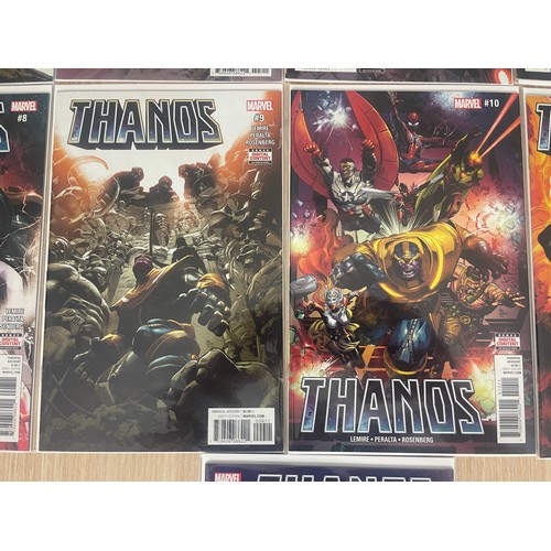 57 - Thanos #1 - 12 + Annual. Marvel comics 2017. 13 comics in total complete run of #1 - 12 plus annual.... 