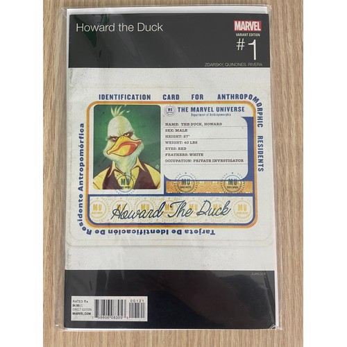 81 - 5 x MARVEL HIP HOP VARIANT COVERS COLLECTION. Very Collectible comics.
Featuring:
Howard the Duck (2... 