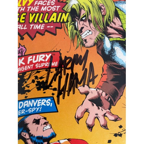 103 - SIGNED WOLVERINE FLASHBACK MINUS ONE _ Signed by Larry Hama. No 47/500.Limited series of 500. Certif... 