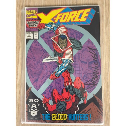 104 - SIGNED X-FORCE #2- Signed by Fabian Nicleza with Certificate of Authenticity. Second Appearance of D... 