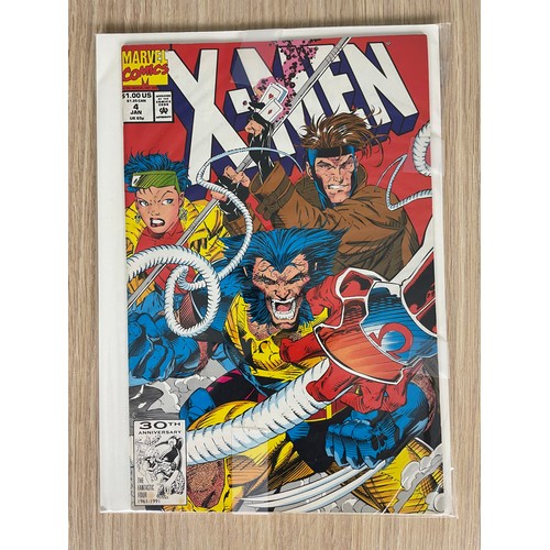 105 - X-MEN #4 - 1st App of Omega Red. Marvel Comics  1992. NM Condition. Bagged & Boarded.