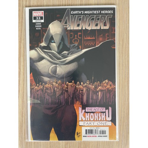 107 - AVENGERS #33 - Moon Knight Cover - The Age of Khonshu Part One. Rare & Scarce Comic. 
NM Condition. ... 