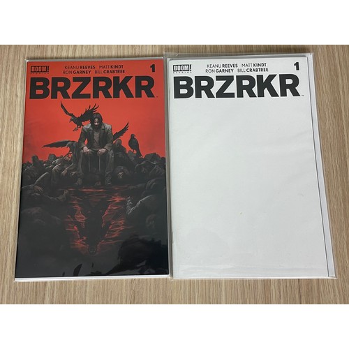 108 - BRZRKR Collection - 6 Comics including 4 Variants of #1, #2 and #7. Written by Keanu Reeves. Boom Co... 