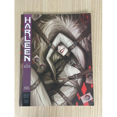 116 - HARLEY QUINN - HARLEEN. Black Label Books 1 - 3, complete set. DC Comics 2019. All 1st prints. VF/NM... 