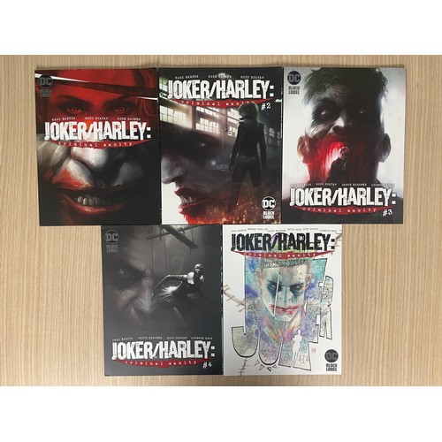 117 - JOKER/HARLEY: CRIMINAL SANITY Books 1 - 4 plus Secret Files. 5 Comic/graphic novel books in total. V... 