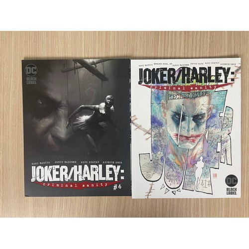 117 - JOKER/HARLEY: CRIMINAL SANITY Books 1 - 4 plus Secret Files. 5 Comic/graphic novel books in total. V... 