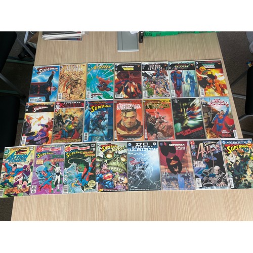 54 - SUPERMAN COMICS JOB LOT - 22 x DC COMICS. Various Decades. Lots of #1's. All VF/NM Condition. See pi... 
