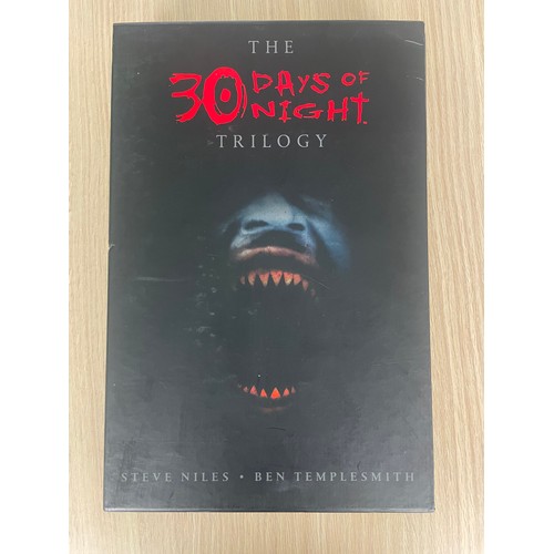 77 - 30 DAYS OF NIGHT TRILOGY - 3 x Hardback books in slips are - Signed by Steve Niles and Ben Templesmi... 