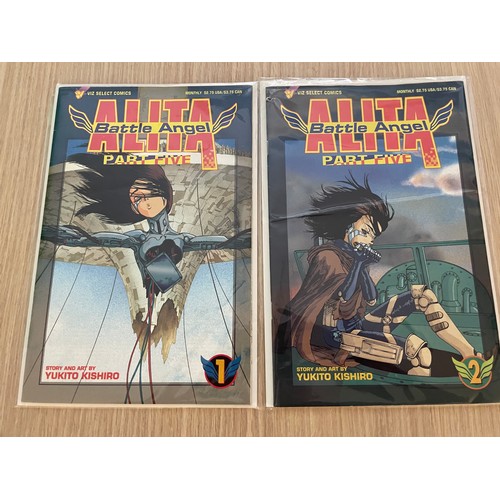 83 - Battle Angel Alita Part 5 issues 1 to 7 Viz Select Comics (1995) Yukito Kishiro. All comics are bagg... 