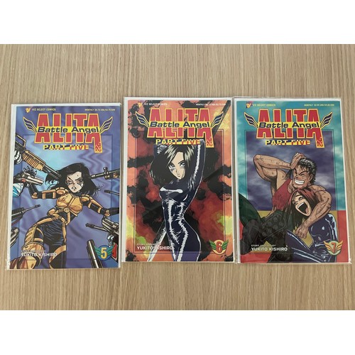 83 - Battle Angel Alita Part 5 issues 1 to 7 Viz Select Comics (1995) Yukito Kishiro. All comics are bagg... 