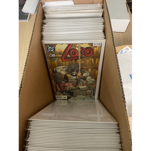 91 - HUGE LOBO COMICS JOB LOT - Over 90 comics featuring #1 - 40 of First Lobo solo title series, plus ma... 