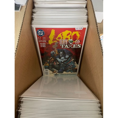 91 - HUGE LOBO COMICS JOB LOT - Over 90 comics featuring #1 - 40 of First Lobo solo title series, plus ma... 