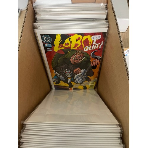 91 - HUGE LOBO COMICS JOB LOT - Over 90 comics featuring #1 - 40 of First Lobo solo title series, plus ma... 