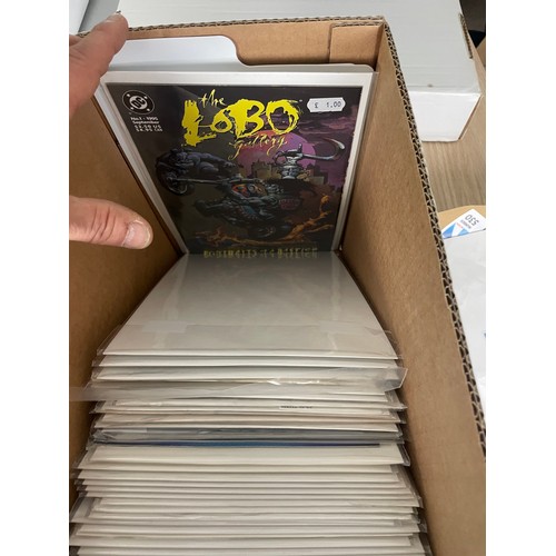 91 - HUGE LOBO COMICS JOB LOT - Over 90 comics featuring #1 - 40 of First Lobo solo title series, plus ma... 