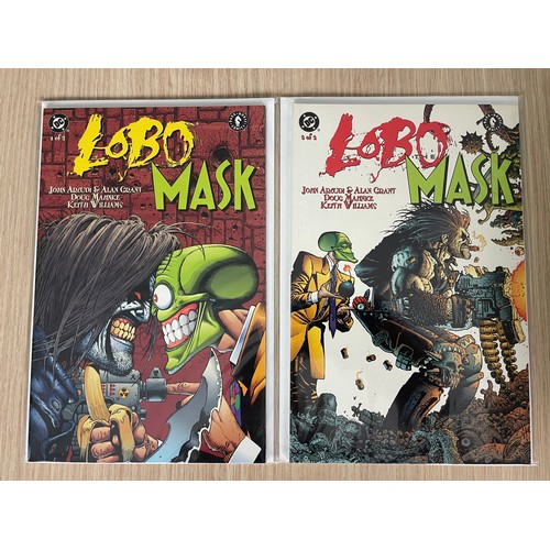 92 - LOBO V Mask - Dark Horse/ DC Comics 1997. Two part Limited series that teams up Lobo and Mask. NM/Ne... 