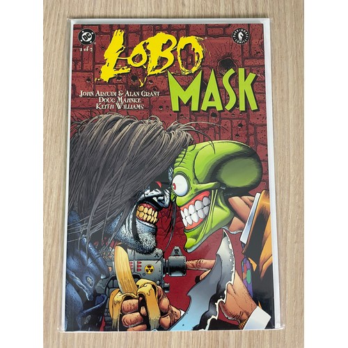 92 - LOBO V Mask - Dark Horse/ DC Comics 1997. Two part Limited series that teams up Lobo and Mask. NM/Ne... 