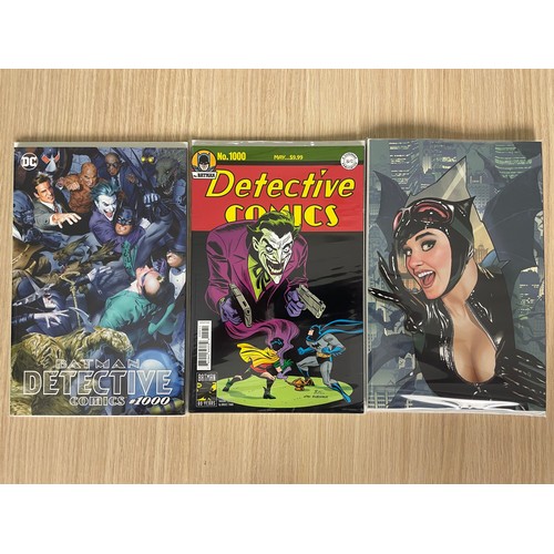 95 - DETECTIVE COMICS #1000 - 3 Different Variants. Anniversary of the 100th issue of Detective comics. I... 