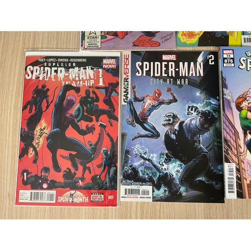 79 - SPIDER-MAN & SPIDER-MAN RELATED COMICS - 13 x Marvel Comics.
Featuring Amazing Spider-man #75 Gleaso... 