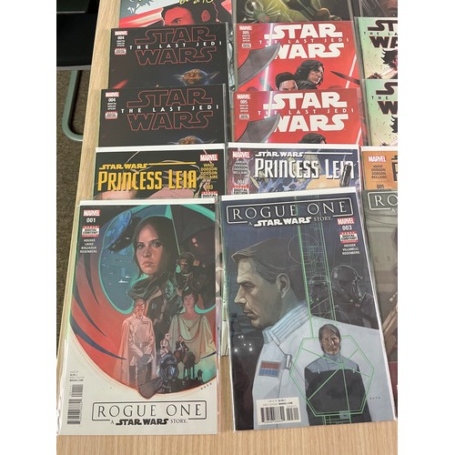 78 - Star Wars Related Comics, mini-series and one-shots bundle:
Beckett 1 (x 2), Captain Phasma 2,3,4, C... 