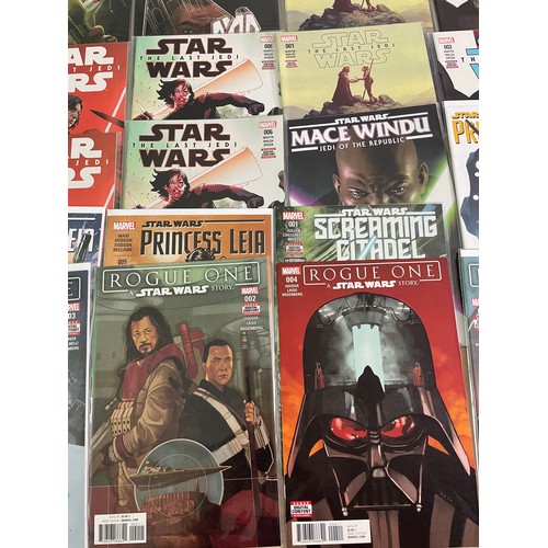 78 - Star Wars Related Comics, mini-series and one-shots bundle:
Beckett 1 (x 2), Captain Phasma 2,3,4, C... 