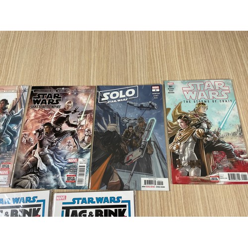 78 - Star Wars Related Comics, mini-series and one-shots bundle:
Beckett 1 (x 2), Captain Phasma 2,3,4, C... 