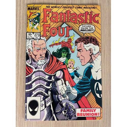 115 - Fantastic Four 273 (1st full App of Nathaniel Richards, origin of Kang Prime). Marvel Comics (1984) ... 