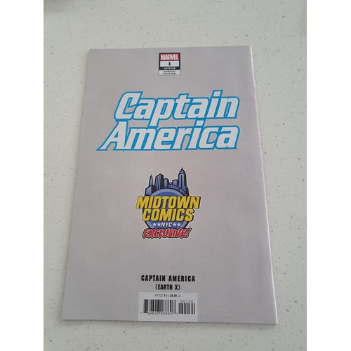 320 - -	Captain America   Volume 9  Cover #1V Captain America (Earth X) Virgin Variant  2018 – Midtown Com... 