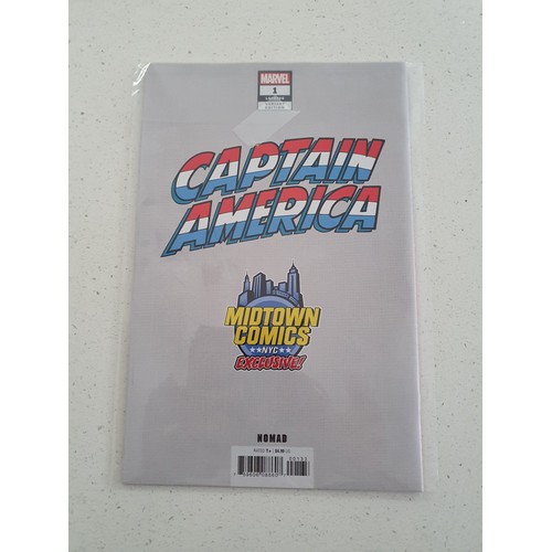 317 - Captain America   Volume 9  Cover #1U Nomad Virgin Variant  2018 – Midtown Comics Retailer Exclusive... 