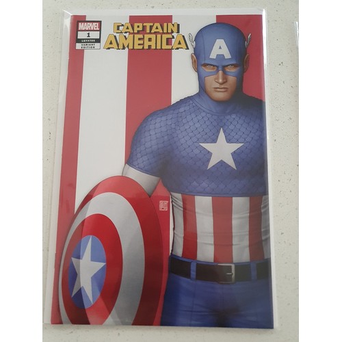 311 - 8 X Captain America   Volume 9  #1 Variants  2018 – Midtown Comics Retailer Exclusive  7 Virgin Vari... 