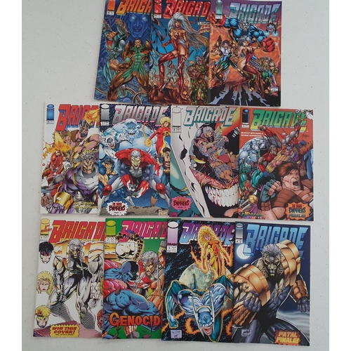 351 - Brigade Bundle – Brigade Volume 1  #1-4  Volume 2  #0-3 & 18, 19 & 20  - Image Comics 1992 - 1995 (1... 