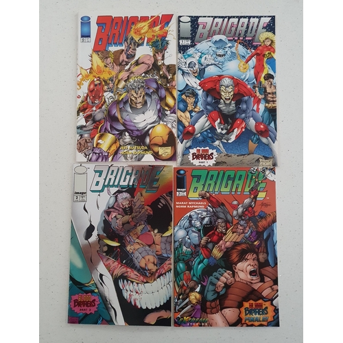 351 - Brigade Bundle – Brigade Volume 1  #1-4  Volume 2  #0-3 & 18, 19 & 20  - Image Comics 1992 - 1995 (1... 