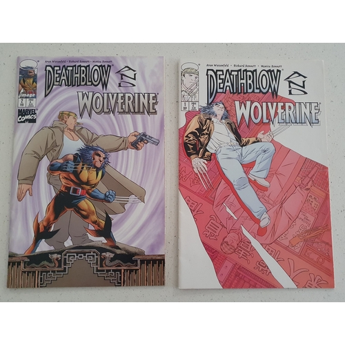 354 - Deathblow and Wolverine  #1 & 2   Image Comics  1996  (2)    Generally VG+ Condition