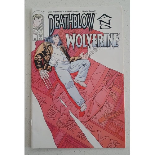 354 - Deathblow and Wolverine  #1 & 2   Image Comics  1996  (2)    Generally VG+ Condition