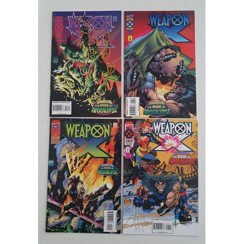 357 - Weapon X  Volume 1   #1-4   Marvel Comics  1995   (4)  VG Condition