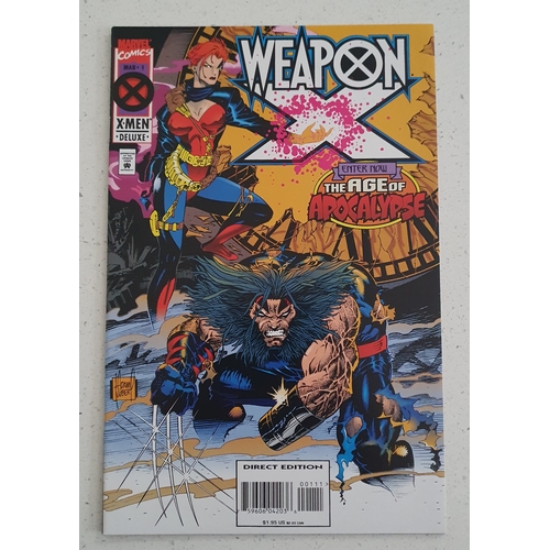 357 - Weapon X  Volume 1   #1-4   Marvel Comics  1995   (4)  VG Condition