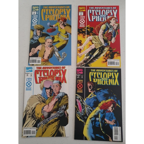 362 - The Adventures of Cyclops and Phoenix  #1-4  Marvel Comics  1994  (4 Comics) VG+ Condition