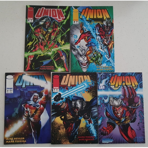 363 - Union  Volume 1   #0-4  Image Comics  1993   (5)   VG+ Condition