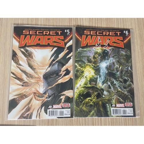 302 - Marvel Secret Wars (2015) Complete Set 1 - 9 inc Scottie Young Variant of #1 and John Tyler Christop... 