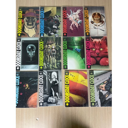 306 - Doomsday Clock #1 - 12 Complete set inc #1 Lenticular cover. DC Comics (2018). All Bagged and in NM ... 