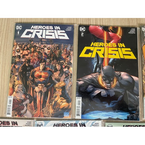307 - Heroes In Crisis DC Comics (2018) Complete Set #1 - 9. All Bagged and all in NM Condition