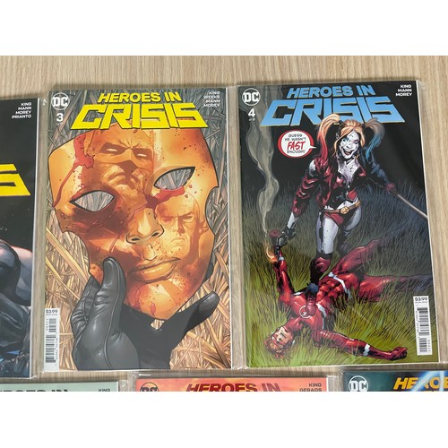 307 - Heroes In Crisis DC Comics (2018) Complete Set #1 - 9. All Bagged and all in NM Condition