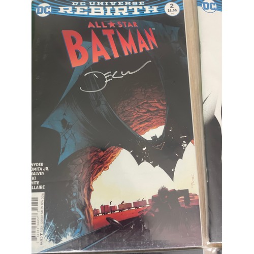 308 - DC Comics - All Star Batman Complete run #1 - 12 inc #2 signed  #2 Signed by Declan Shalvey. (2016) ... 