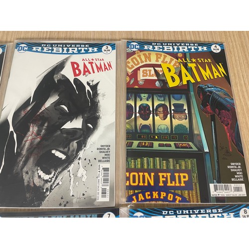308 - DC Comics - All Star Batman Complete run #1 - 12 inc #2 signed  #2 Signed by Declan Shalvey. (2016) ... 