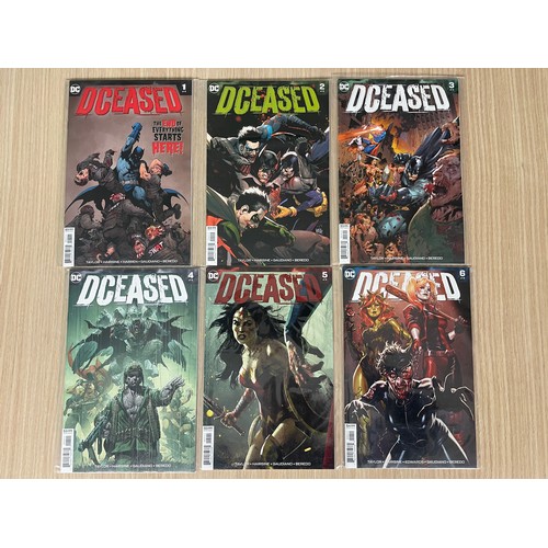 309 - DCEASED DC Comics (2019) Complete set #1 - 6. All Bagged and all in NM Condition