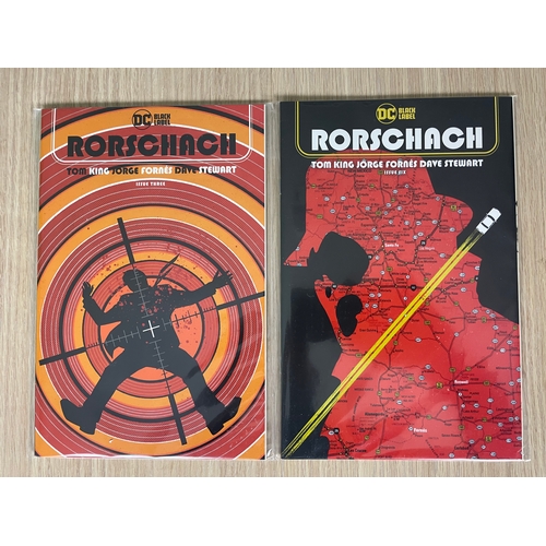 310 - RORSCHARCH - DC COMICS Black Label #1 - 6. All bagged and in NM condition ( 6 comics in total)